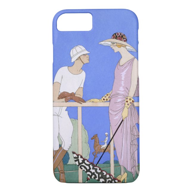 Coques Case-Mate iPhone Au polo, 1920-29 (pochoir) (Dos)