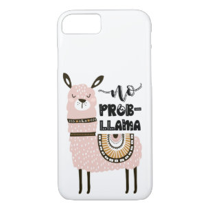 Coque iPhone 8/7 Aucun drôle mignon de Prob-Lama
