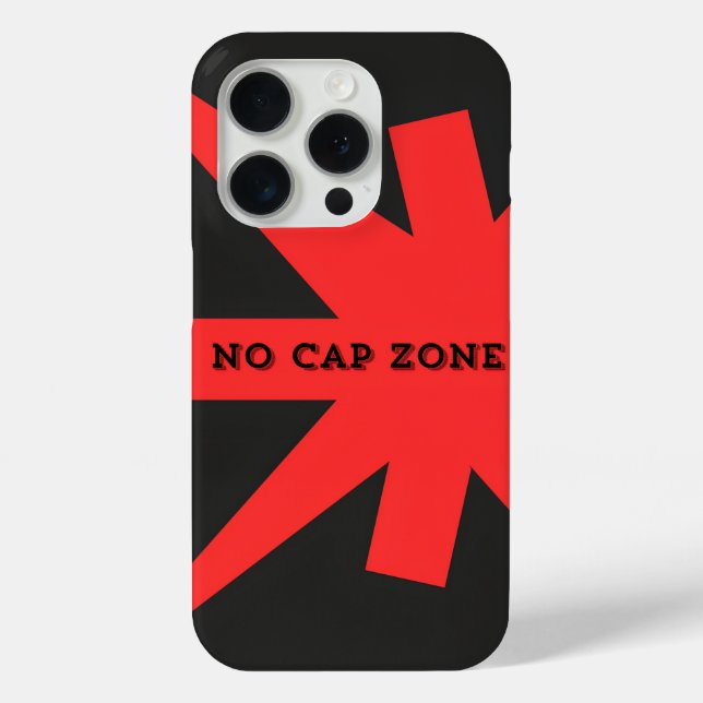 Coques Case-Mate iPhone Aucune zone Casquette Gras Art Rouge Imprimer (Verso)