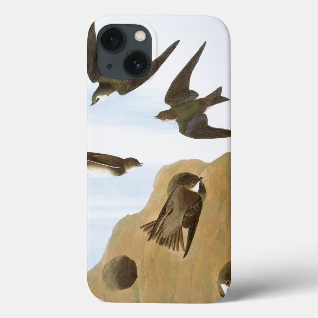 Coques Case-Mate iPhone Audubon: Swallows (Verso)
