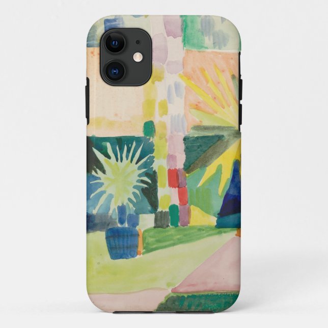Coques Case-Mate iPhone August Macke - jardin sur le lac Thun (Dos)