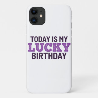 Case-Mate iPhone Case Aujourd'hui, c'est mon anniversaire de chance