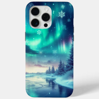 Coque Case-Mate iPhone aurora borealis/Noël/hiver