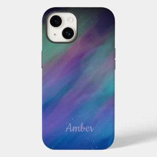 Coque Case-Mate iPhone Aurore Boréale Lumières du Nord Nuit Personnalisée