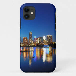 Coques Pour iPhone Austin Texas Downtown Night Skyline Ladybird Lake