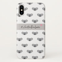 Australie Love Coeur rose Koala Motif