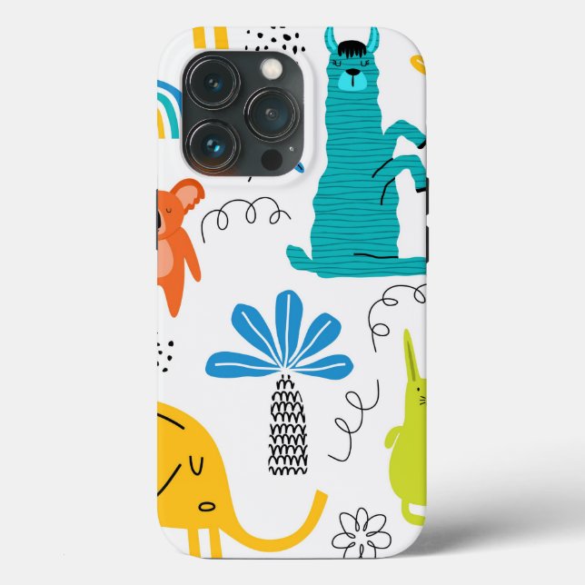 Coques Case-Mate iPhone Australie tendance Bleu Orange Vert Jaune Tough (Verso)