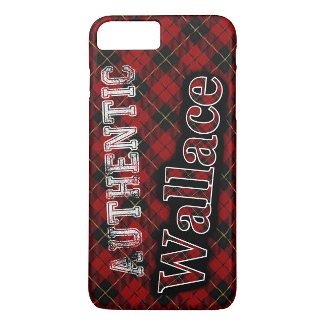 Coques Case-Mate iPhone Authentic Clan Wallace Scottish Tartan Design Coqu (Dos)