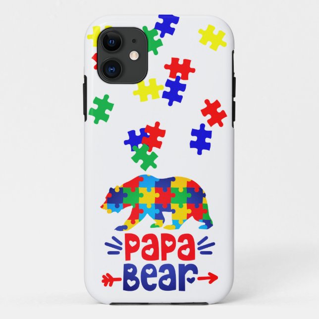 Coques Case-Mate iPhone Autisme Papa Coque-Mate Tough Apple iPhone 11 Coqu (Dos)
