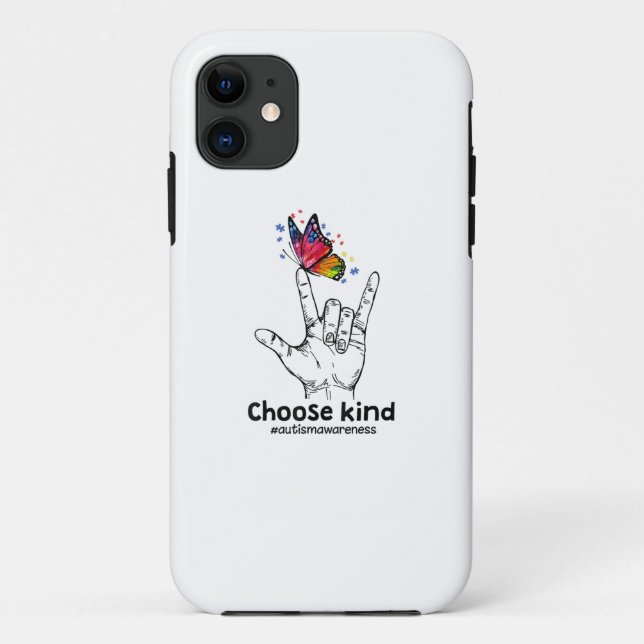 Coques Case-Mate iPhone Autiste | Choisir le papillon de Sensibilisation s (Dos)