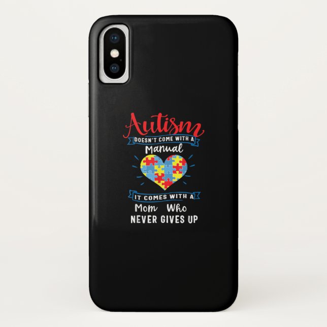Coques Case-Mate iPhone Autiste| L'autisme n'est pas accompagné d'un manue (Dos)