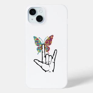 Coque Case-Mate iPhone Autiste Papillon Autisme Sensibilisation à l'autis