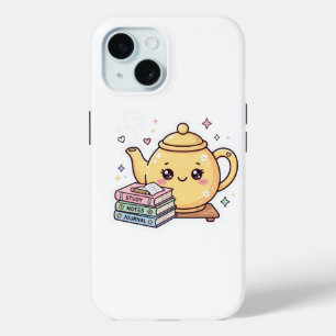 Coque Case-Mate iPhone Autocollant de cahiers de notes d'étude de théière