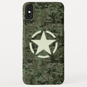 Coque Case-Mate iPhone Autocollant de tag étoile Style camouflage numériq