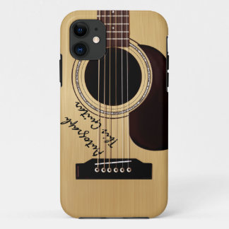 Coque Case-Mate iPhone Autographe de coutume de guitare acoustique