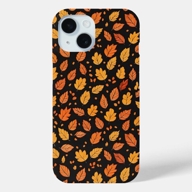 Coques Case-Mate iPhone Automne Feuilles Automne Motif (Verso)