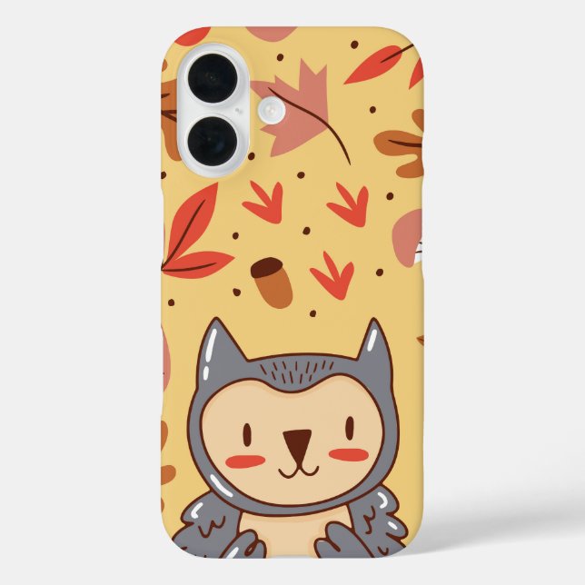 Coques Case-Mate iPhone Automne Hoots Forest Owen Friend (Verso)