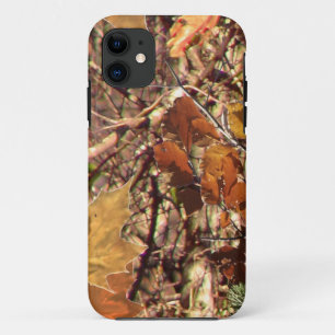 Coque iPhone 11 Automne Nature Foliage Camo Camouflage Peinture