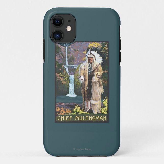 Coques Case-Mate iPhone Automnes de Multnomah, OregonChief Multnomah (Dos)