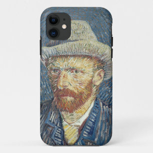 Coques Pour iPhone Autoportrait de Vincent van Gogh   avec le chapeau