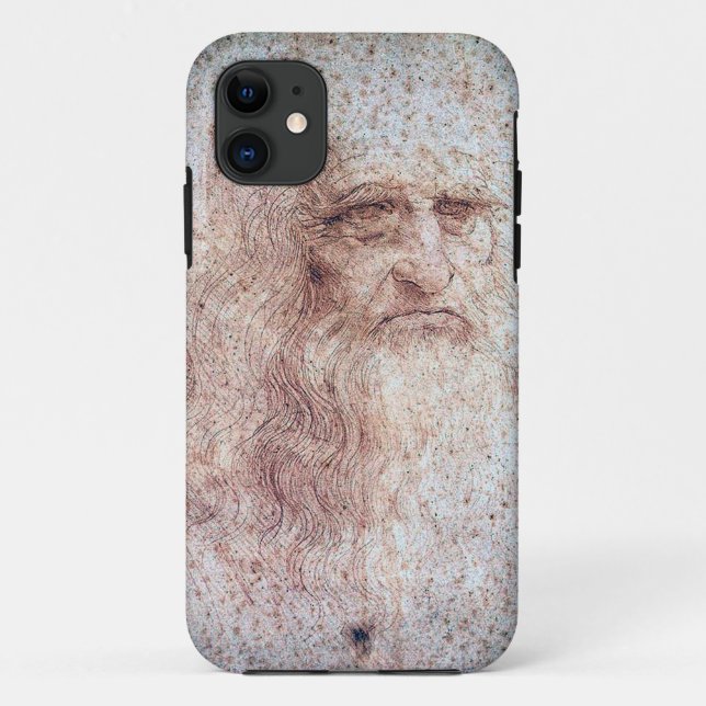 Coques Case-Mate iPhone Autoportrait, Léonard de Vinci (Dos)