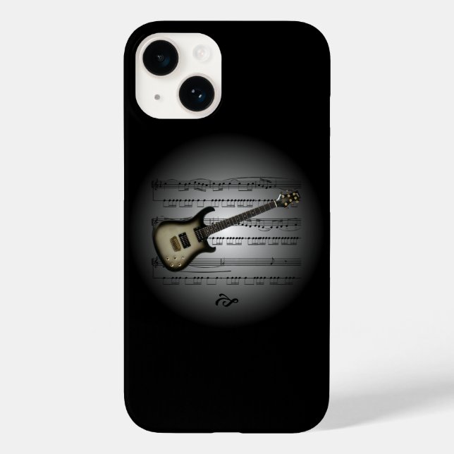 Coques Case-Mate iPhone Avant Garde ~ Guitare électrique 02 (Verso)