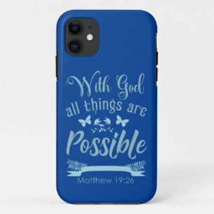 Case-Mate iPhone Case Avec Dieu tout est possible
