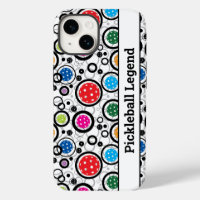 Avec Motif texte avec Pickleballs iPhone 14