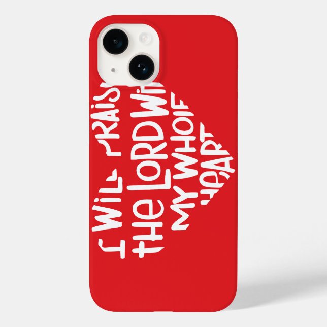 Coques Case-Mate iPhone Avec tout mon coeur (Verso)