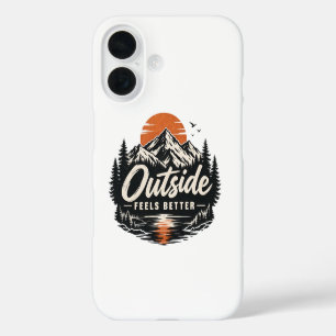Coque Pour iPhone 16 Aventure de la nature de la montagne, ça fait du b
