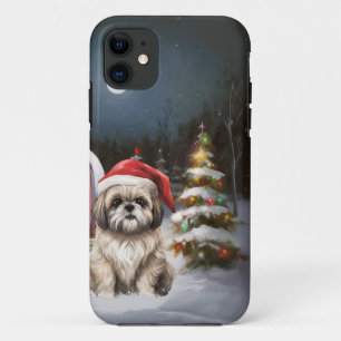 Case-Mate iPhone Case Aventure de Noël de la Caravane Havanese d'Hiver