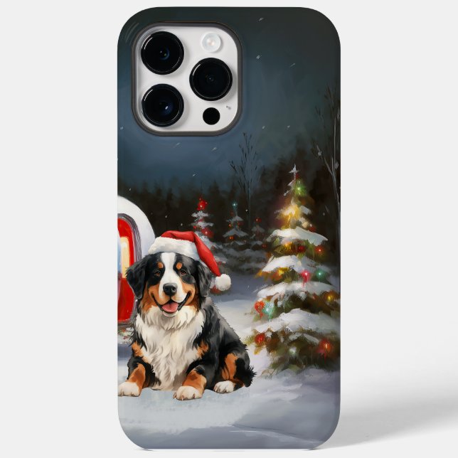 Coques Case-Mate iPhone Aventure de Noël en caravane de montagne bernoise (Verso)