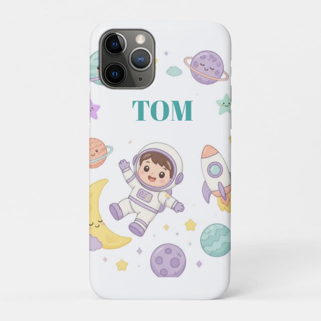 Coques Case-Mate iPhone Aventure spatiale d'astronaute mignonne pour les e (Dos)