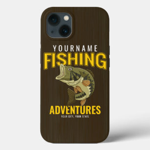 Case-Mate iPhone Case Aventures de pêche personnalisées Basse Pêcheur