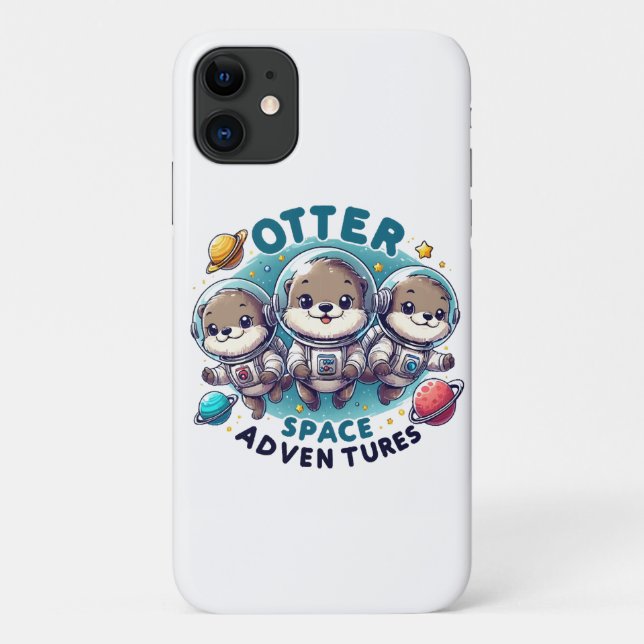 Coques Case-Mate iPhone Aventures spatiales de la loutre (Dos)