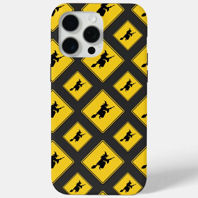 Coques Case-Mate iPhone Avertissement de sorcière Halloween (Verso)