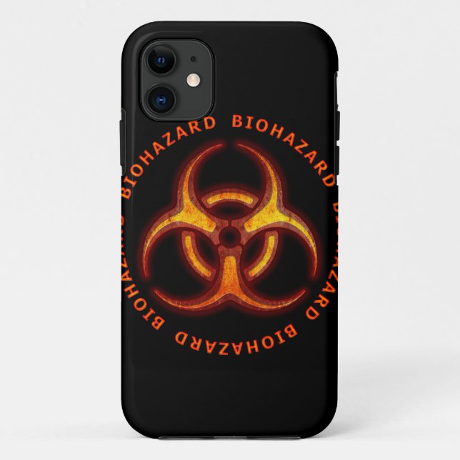 Coques Case-Mate iPhone Avertissement de zombie bibidanger (Dos)