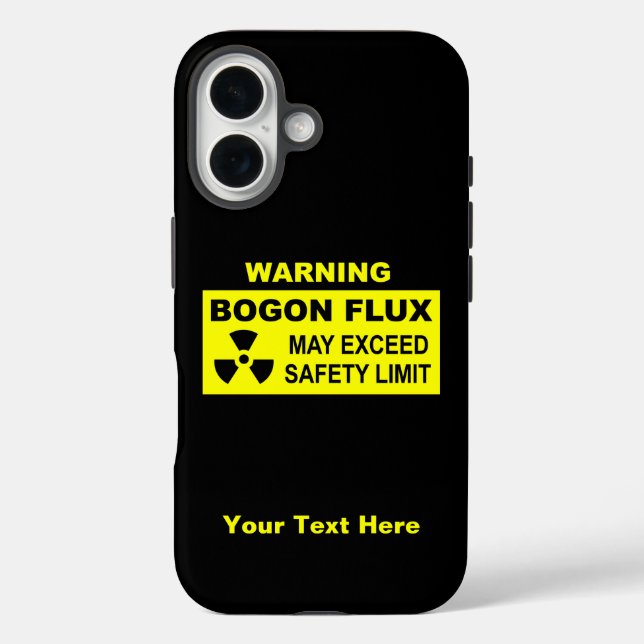 Coques Case-Mate iPhone Avertissement : Flux de Bogon (Verso)