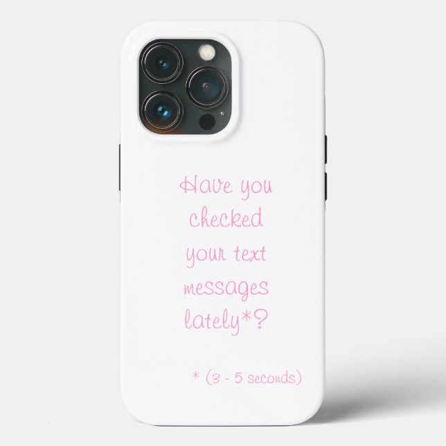 Coques Case-Mate iPhone Avez-Vous Récemment Vérifié Vos Messages Textes ?  (Verso)