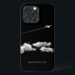 Case-Mate iPhone Case ©Avion à réaction au-dessus des nuages Pilote pers<br><div class="desc">Pour modifier le texte,  utilisez l'option personnaliser. Pour des modifications plus étendues du texte,  telles que des modifications de la police,  de la couleur de police ou de la disposition du texte,  choisissez l'option personnaliser. Conception originale | Copyright 2016-Present | ©riverme* | Tous droits réservés</div>
