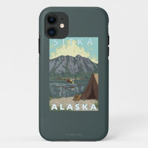 Coques Pour iPhone Avion de Bush et pêche - Sitka, Alaska