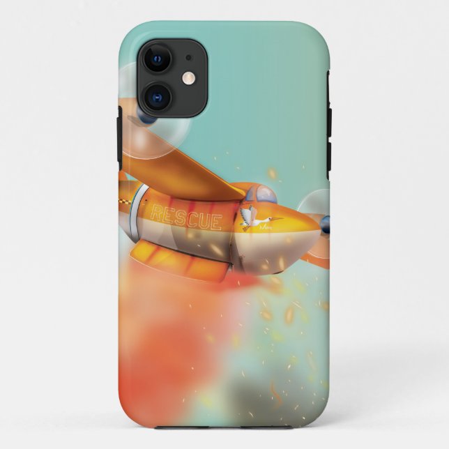 Coques Case-Mate iPhone Avion de lutte contre l'incendie Ariel (Dos)