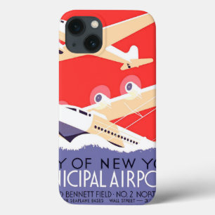 Etui iPhone Case-Mate Avion en vol vintage WPA coloré