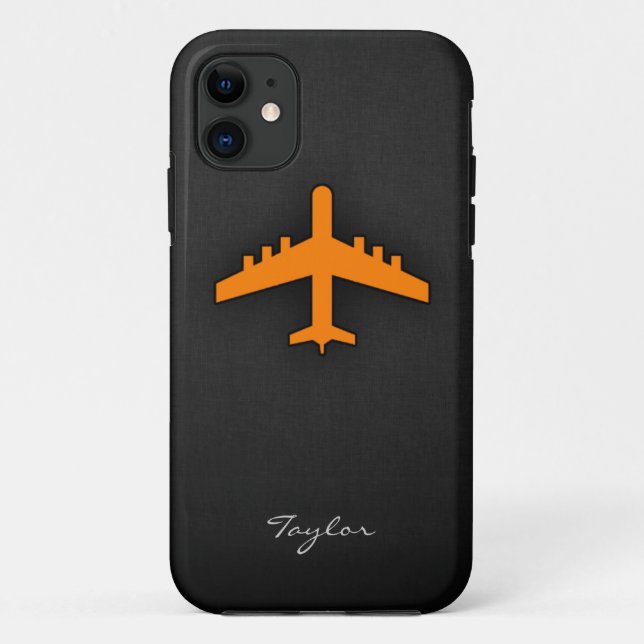 Coques Case-Mate iPhone Avion orange (Dos)