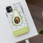 Case-Mate iPhone Case Avocado vert moderne Nom personnalisé<br><div class="desc">Avocado vert moderne Nom personnalisé</div>