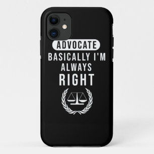 Case-Mate iPhone Case Avocat Fondamentalement Avocat A Toujours Raison