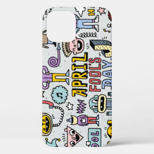 Case-Mate iPhone Case Avril Fools : Jeu de Doodles Colorés.