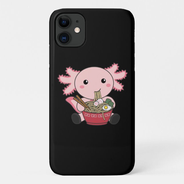 Coques Case-Mate iPhone Axolotl Nourriture Ramen Japonais Nourriture Kawai (Dos)
