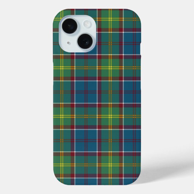 Coques Case-Mate iPhone Ayrshire Scotland District Tartan Motif (Verso)