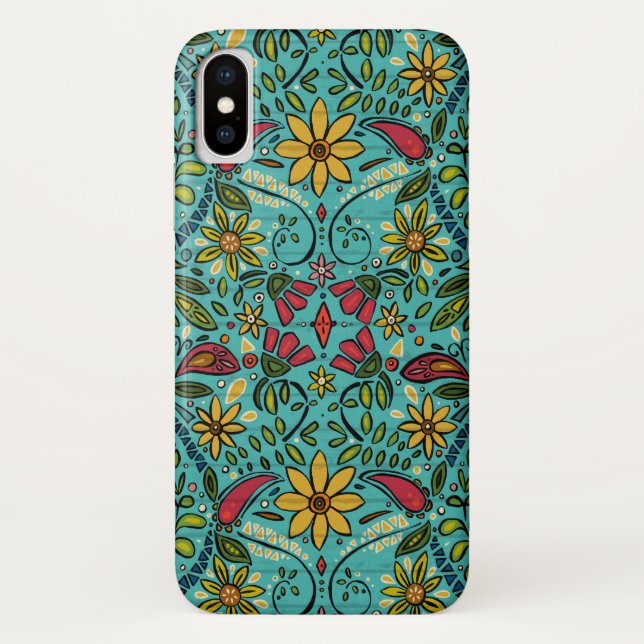 Coques Case-Mate iPhone aziza turquoise (Dos)